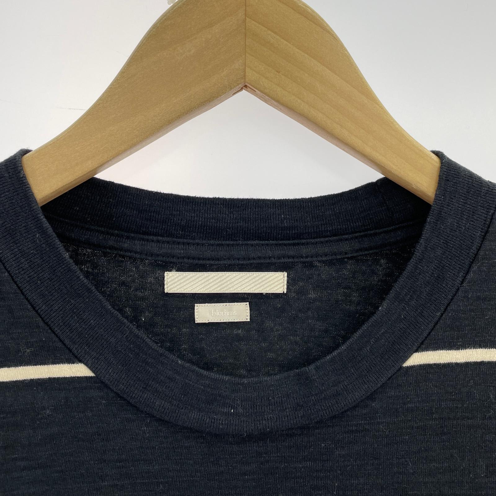 半袖Tシャツ C/NAPP Border Plain Tee (3) ブラック