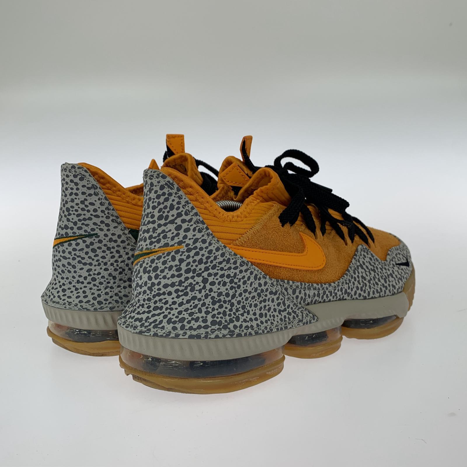 スニーカー NIKE LEBRON XVI LOW AC CD9471-800 (26.5) 26.5cm (US8 1/2 UK8 EU43) イエロー