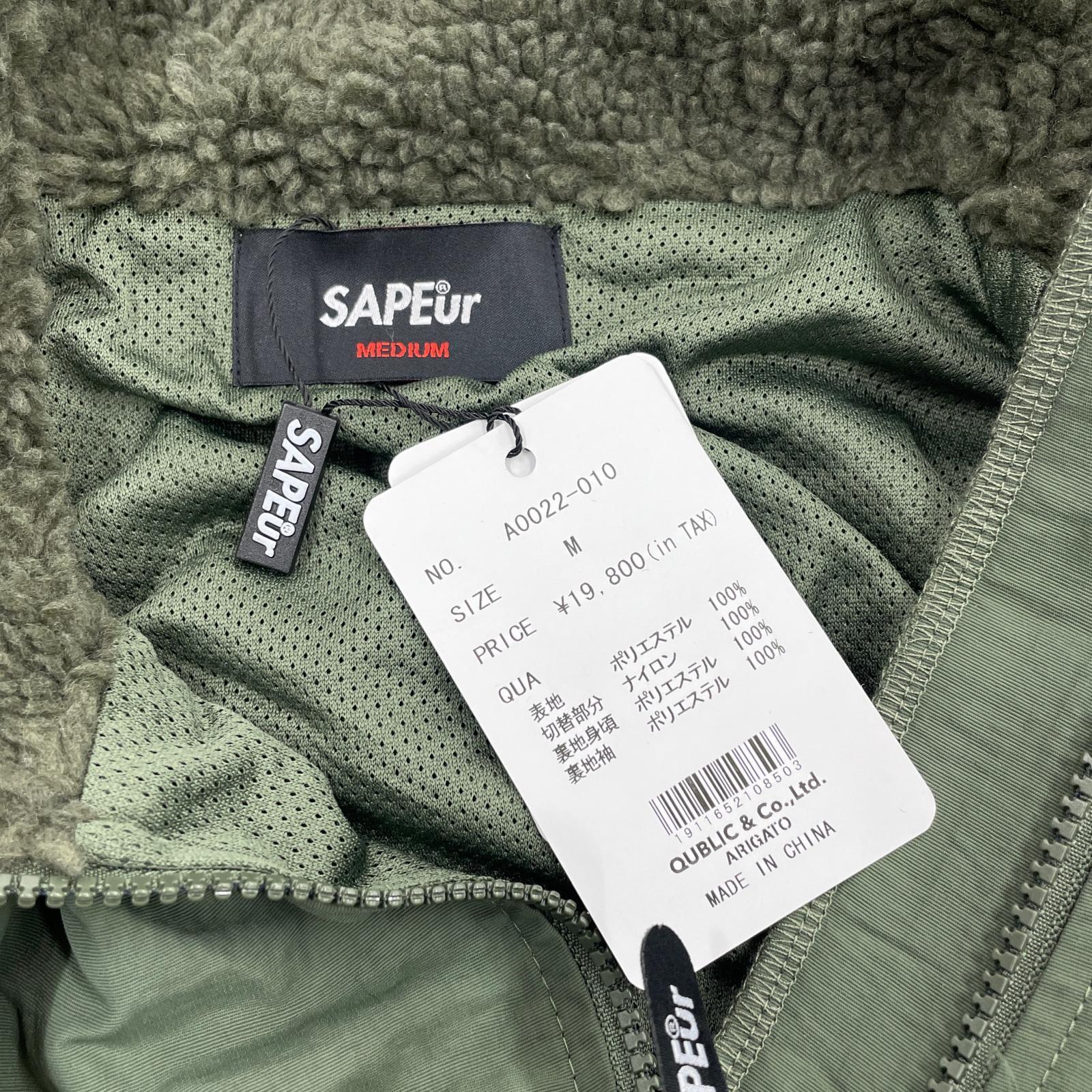 ジャケット SAPeur LIGHT PILE JACKET オリーブ (M) M グリーン