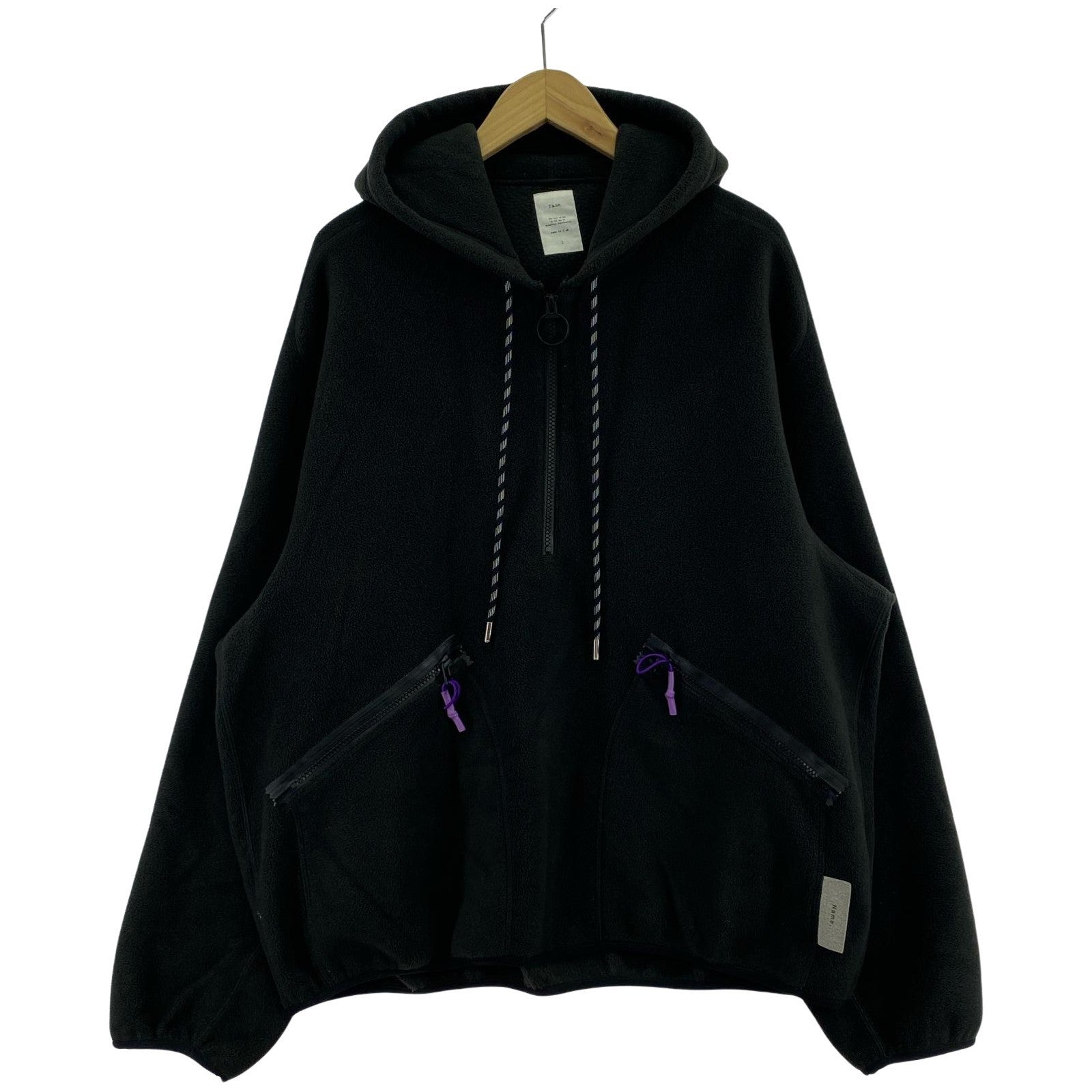パーカー 19AW FLEECE HALF ZIP HOODED 2 グリーン