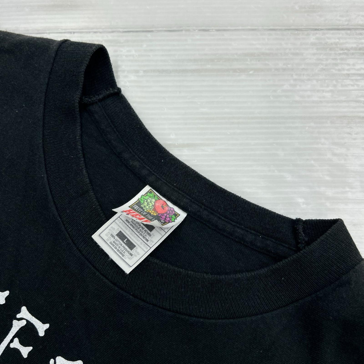 長袖Tシャツ フルーツ2枚 L ブラック