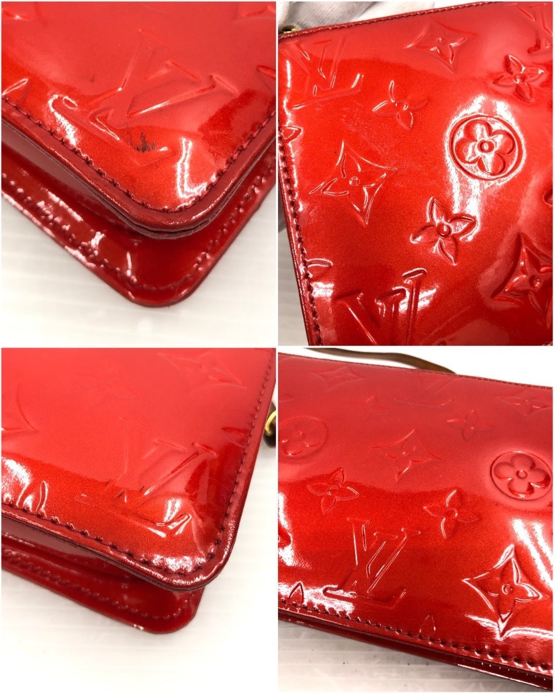 モノグラムヴェルニ レキシントン 赤