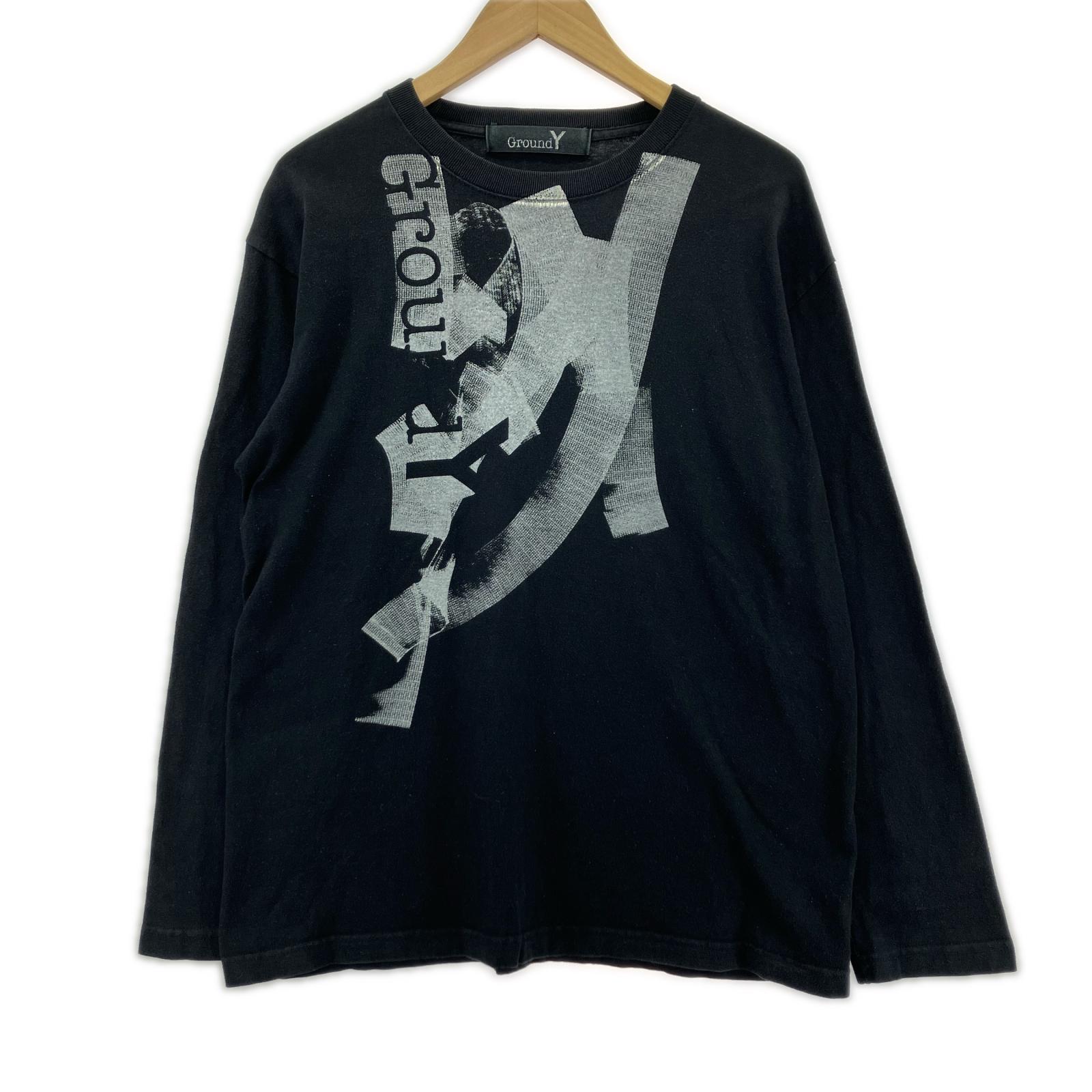 長袖Tシャツ Ground Y 長袖Tシャツ・カットソー 3 ブラック