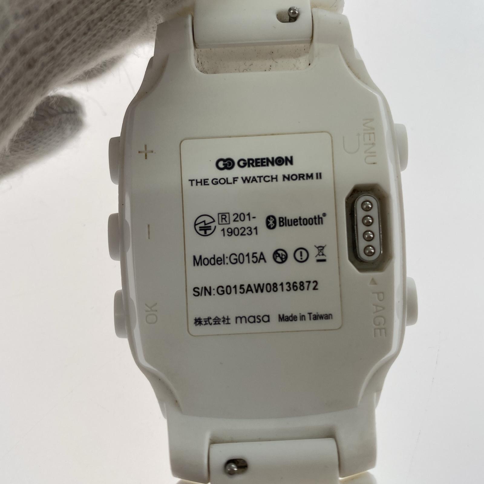 腕時計 the golf watch norm 2 ホワイト