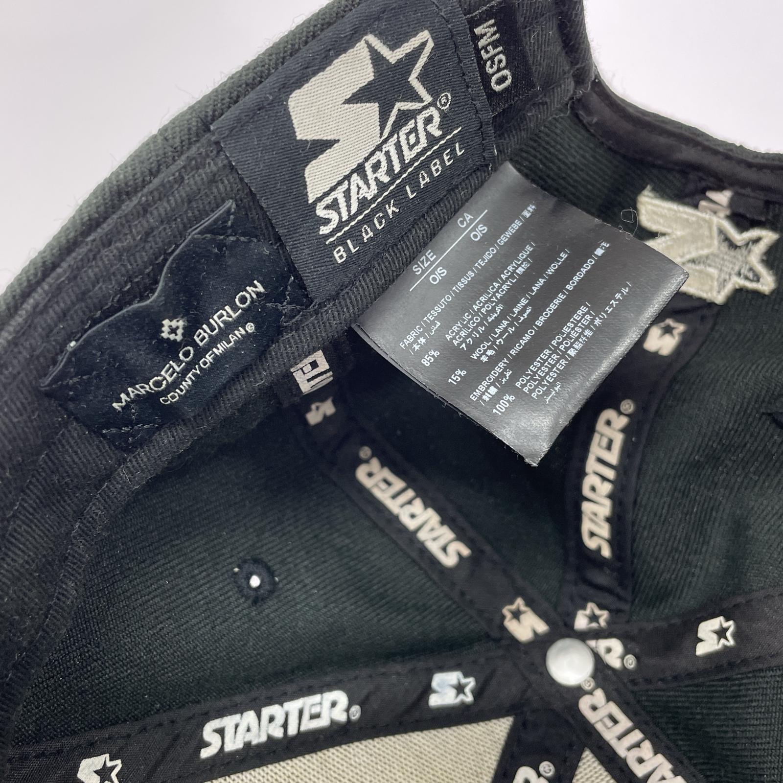 キャップ ×Starter Black Label ブラック