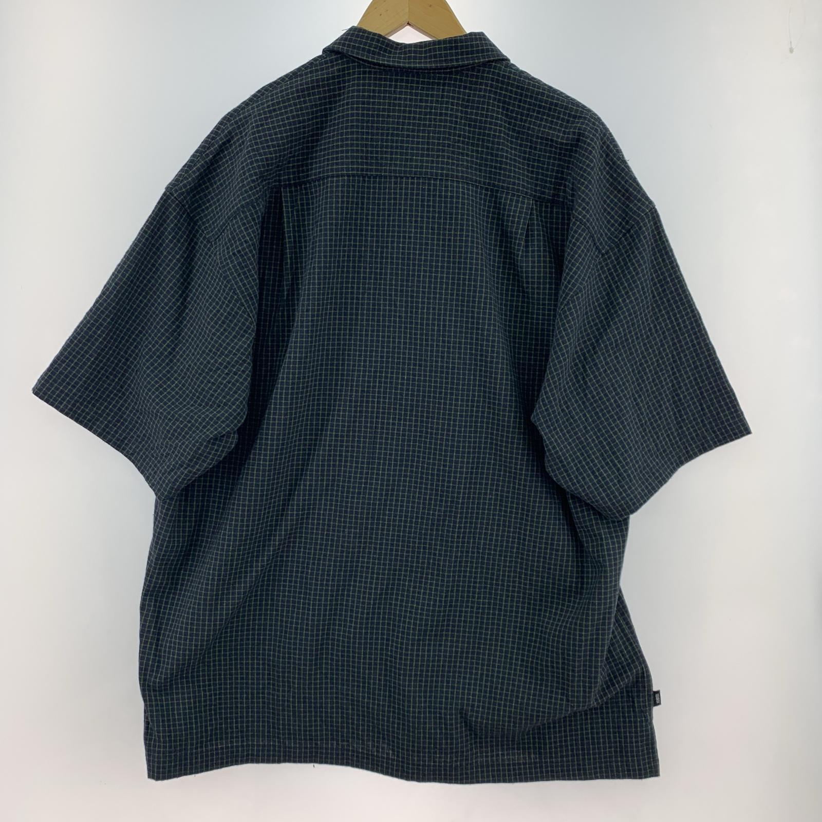 半袖シャツ 10BOX Plaid Pattern S\S Shirt LL ブラック