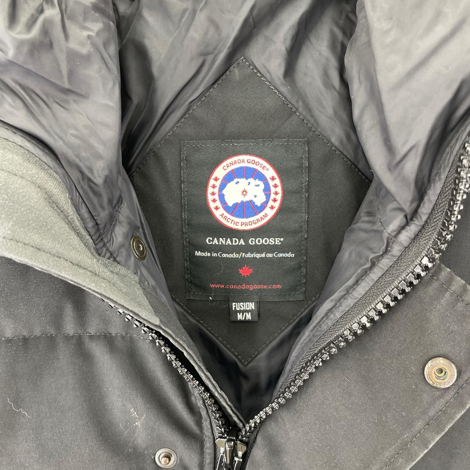 ダウンジャケット CANADA GOOSE カーソンパーカー ダウンジャケット 3805JMA 黒 (M)
