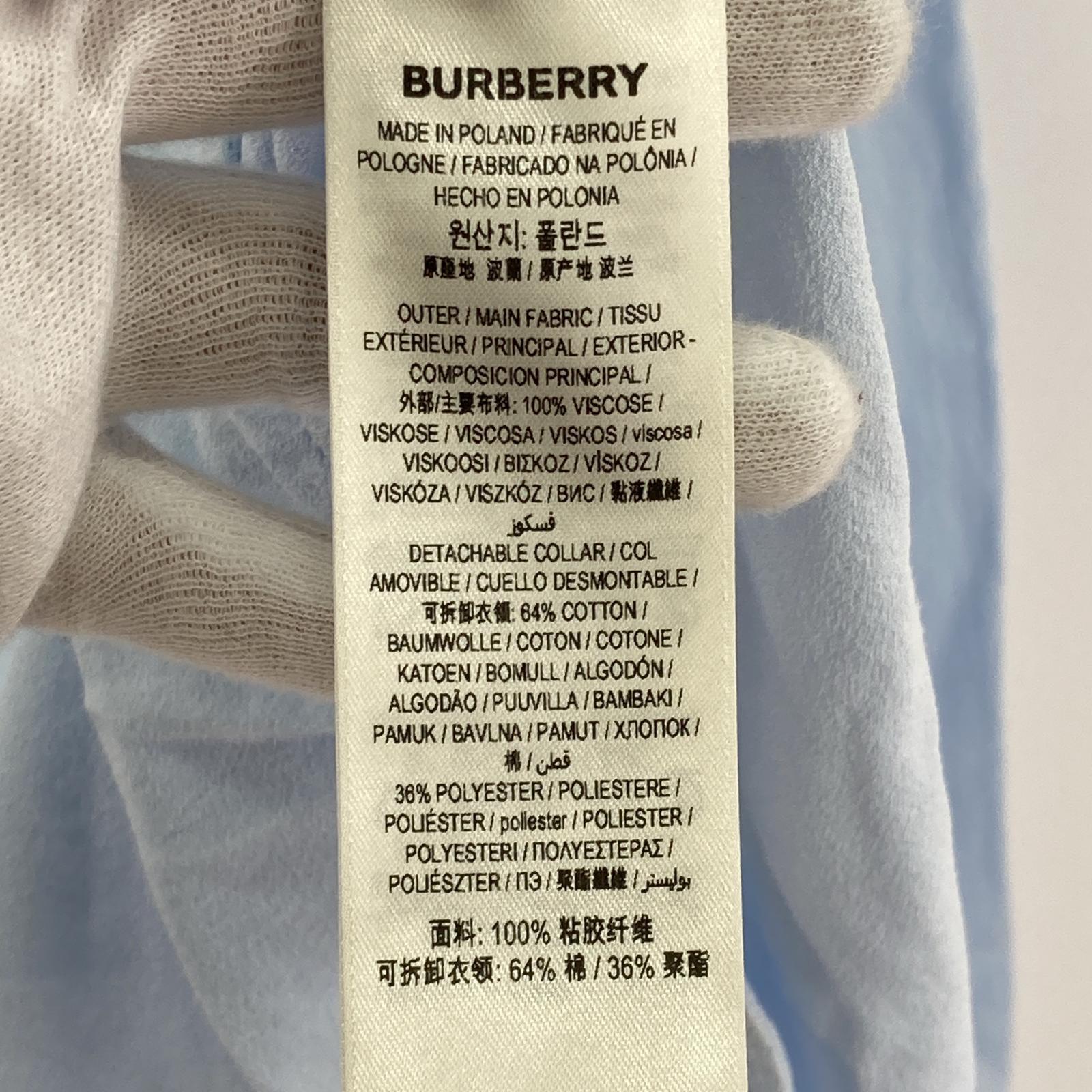 長袖シャツ BURBERRY シャツ 8067789 ブルー