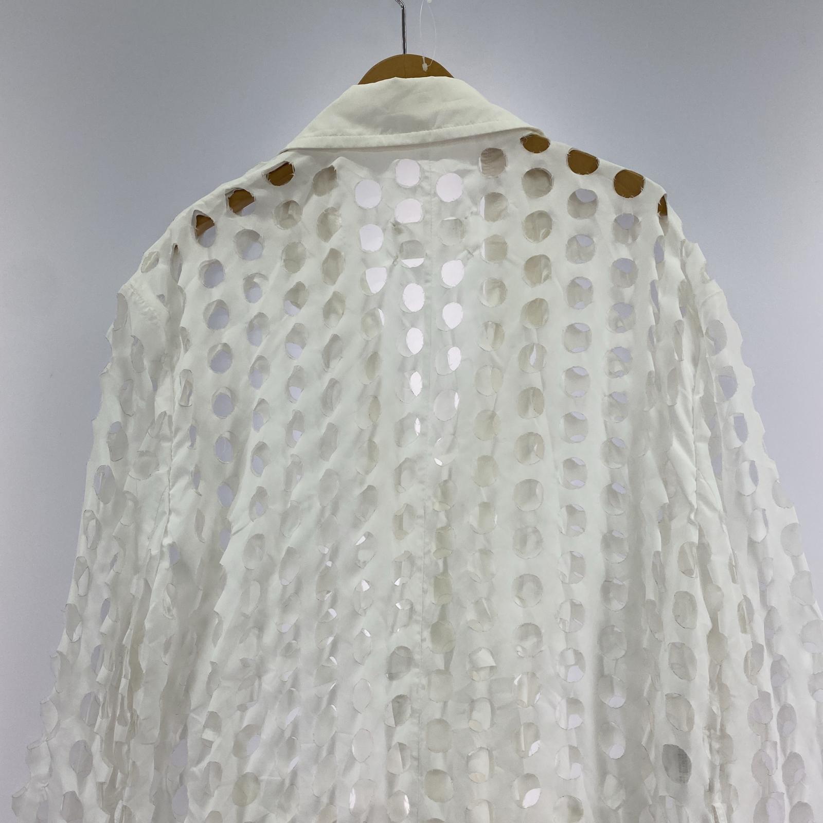 その他アウター 20SS パンチホール コート 38 ホワイト