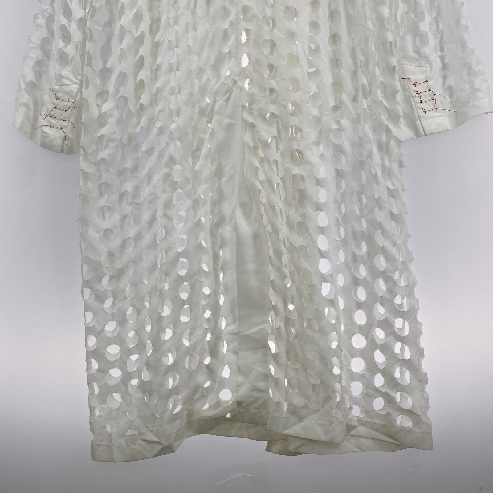 その他アウター 20SS パンチホール コート 38 ホワイト