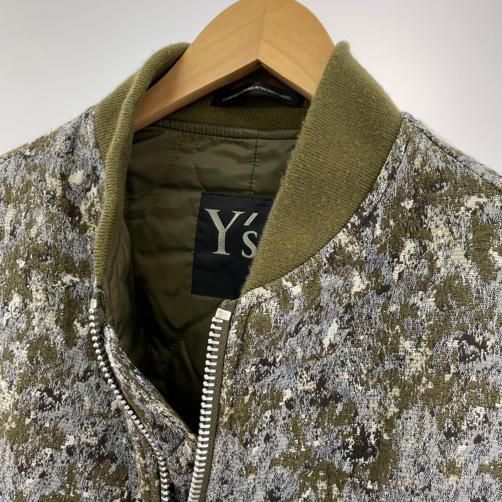 その他アウター Y's ジャケット・ブルゾン 22AW FADED CAMOFLAGE JACQUARD MA-1 中綿 ブルゾン