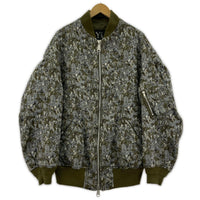 その他アウター Y's ジャケット・ブルゾン 22AW FADED CAMOFLAGE JACQUARD MA-1 中綿 ブルゾン