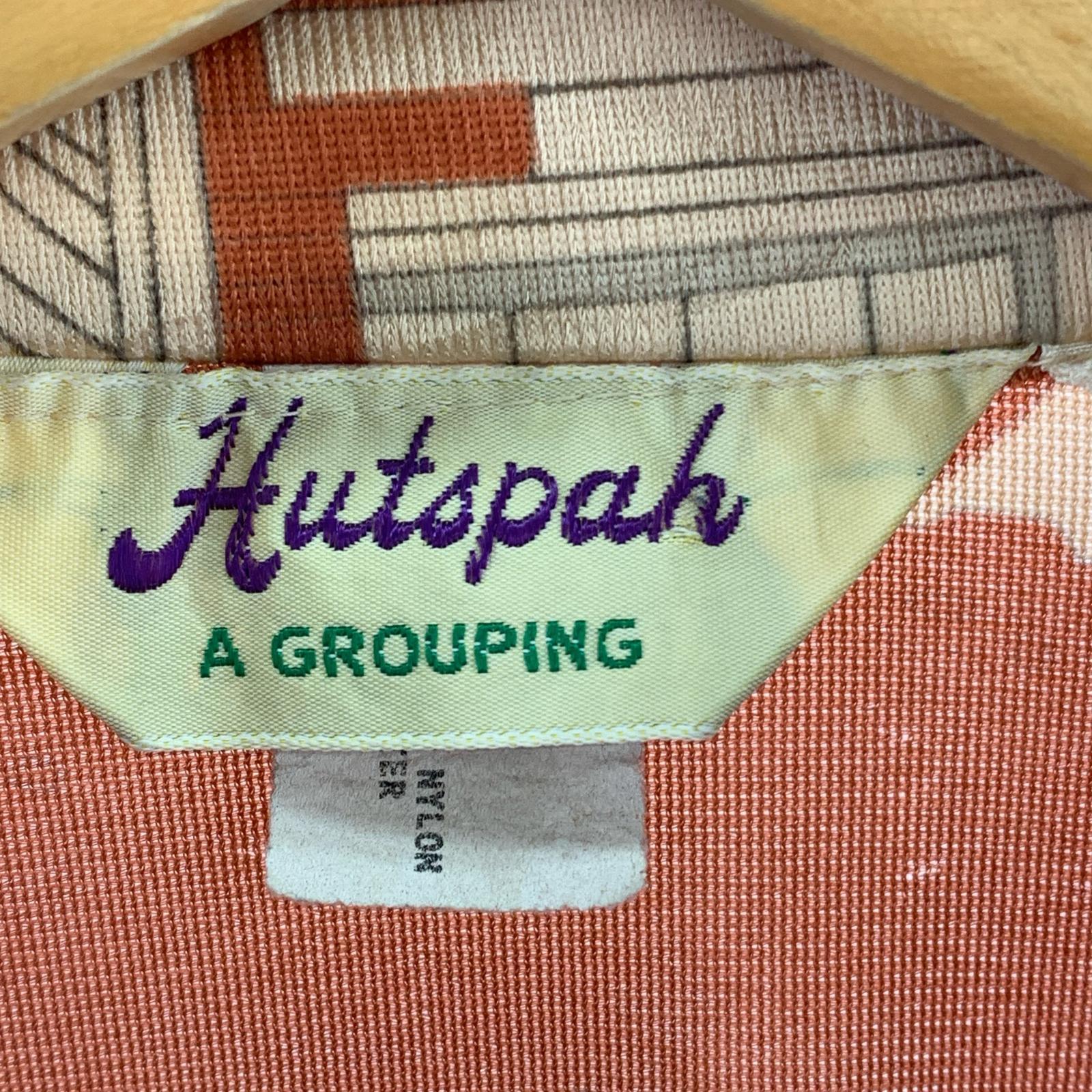 長袖シャツ Hutspah 70s 風景 (L) M