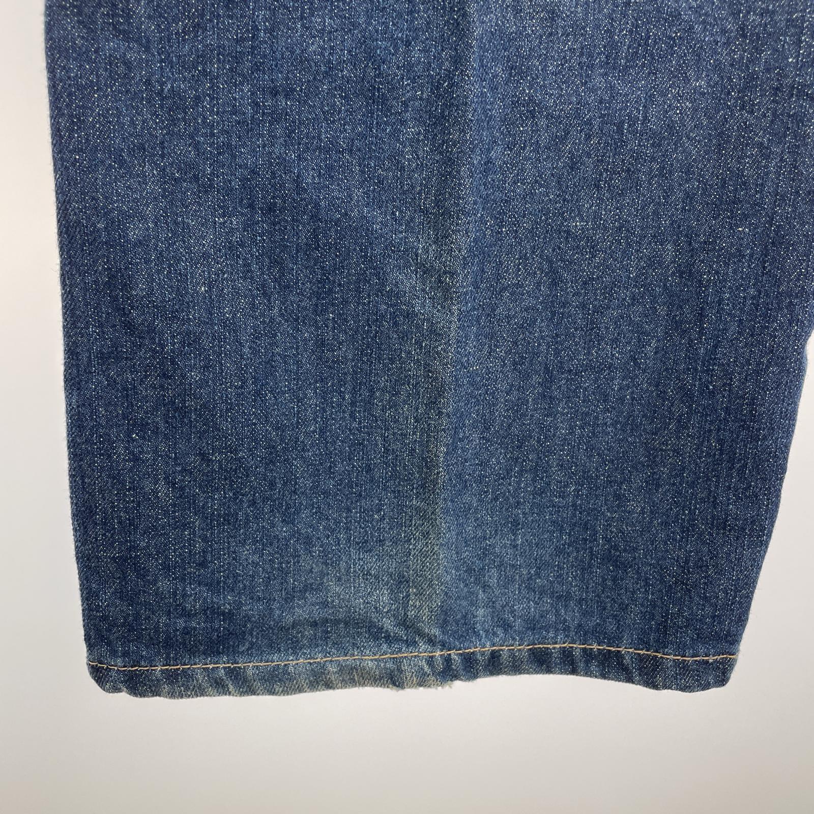 デニムパンツ ECKO UNLTD 刺繍バギーデニム W36~ 40 ネイビー