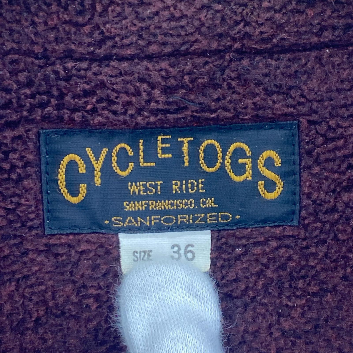 ジャケット CYCLETOGS VEST 36 ブラック