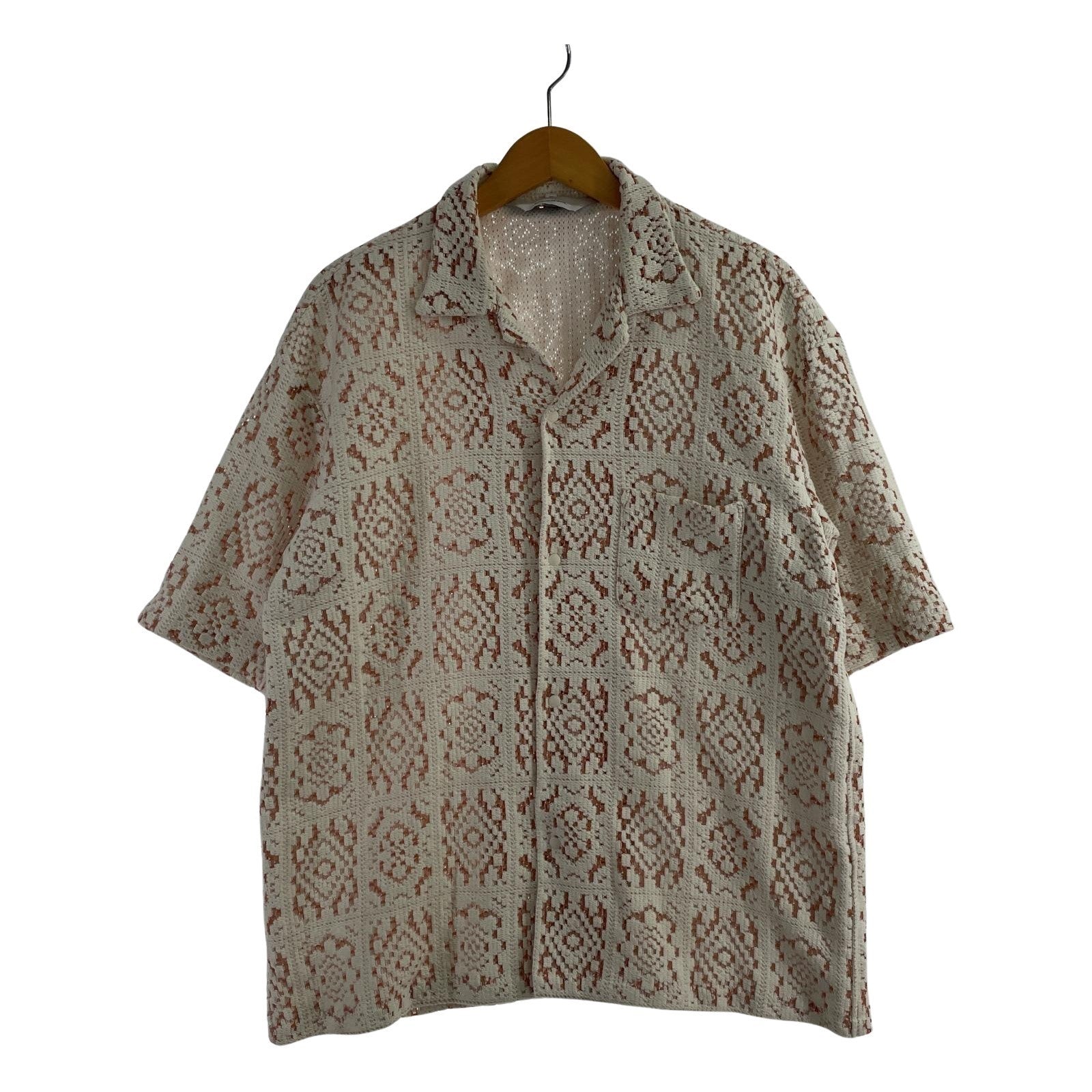 半袖シャツ 22ss 総柄 M M