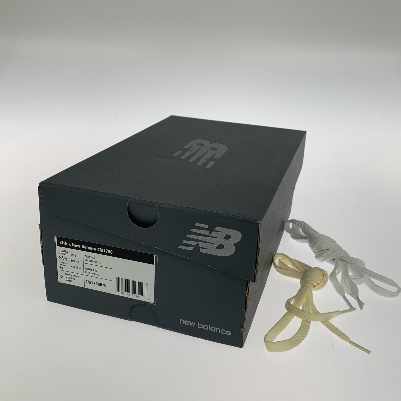 スニーカー KITH NewBalance 1700 Marshmallow 26.5cm (US8 1/2 UK8 EU43)