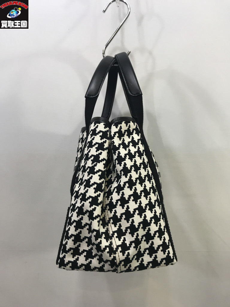 Balenciaga/ネイビーカバス/千鳥格子