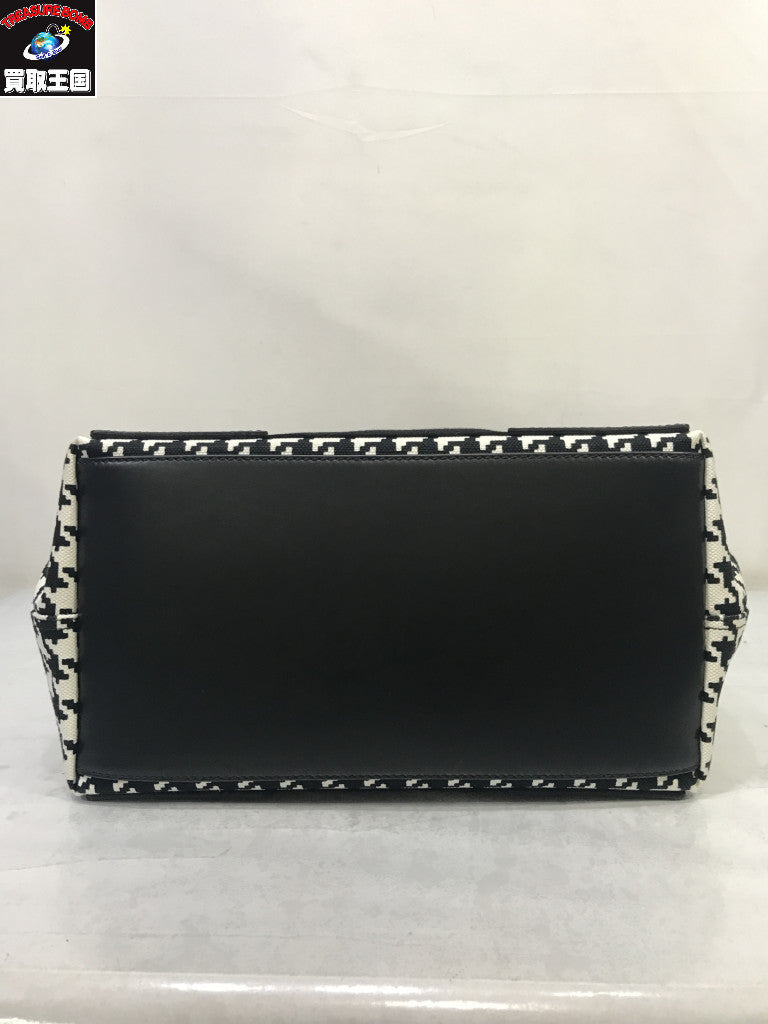 Balenciaga/ネイビーカバス/千鳥格子
