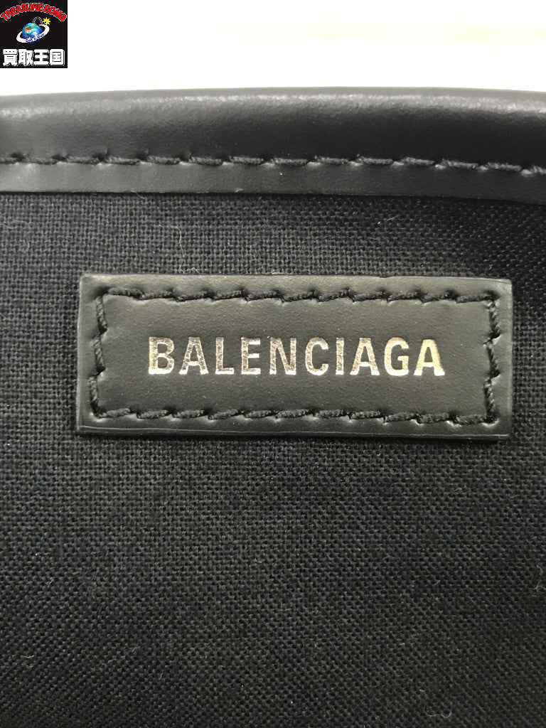 Balenciaga/ネイビーカバス/千鳥格子