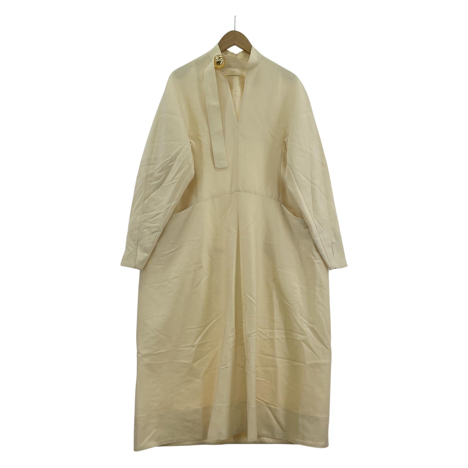 ワンピース HARUNOBUMURATA ELIANA VOLUME DRESS ベージュ