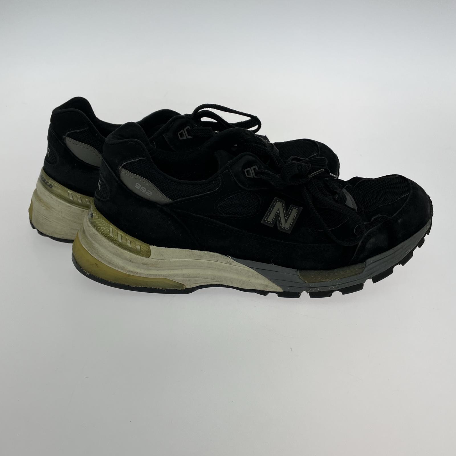スニーカー NEW BALANCE M992BL 26.5 ブラック 26.5cm (US8 1/2 UK8 EU43) ブラック