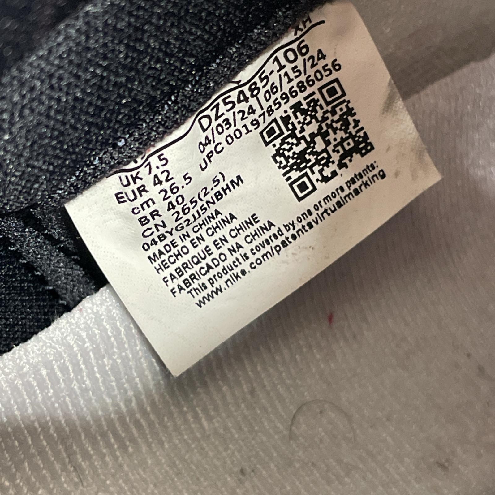 スニーカー Air Jordan 1 Retro High OG RED 26.5cm 26.5cm (US8 1/2 UK8 EU43)
