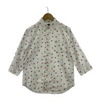 長袖シャツ L/Sボタンダウンシャツ S WHT S ホワイト