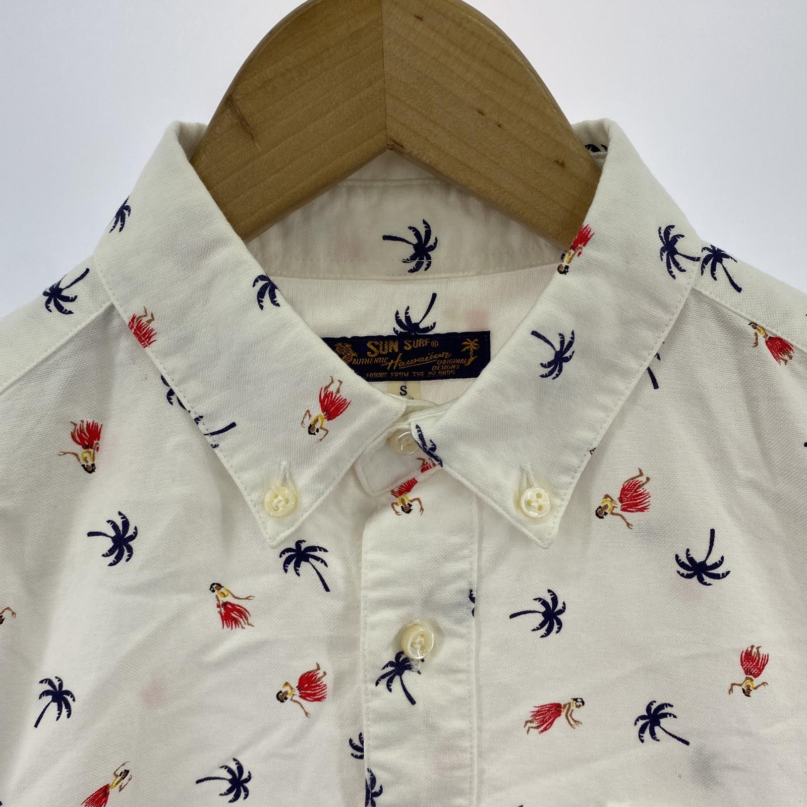 長袖シャツ L/Sボタンダウンシャツ S WHT S ホワイト