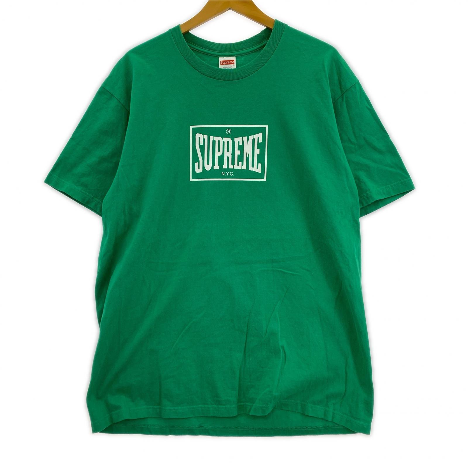 半袖Tシャツ Supreme 23AW Warm Up Tee ウォームアップ プリントTee L 緑 L