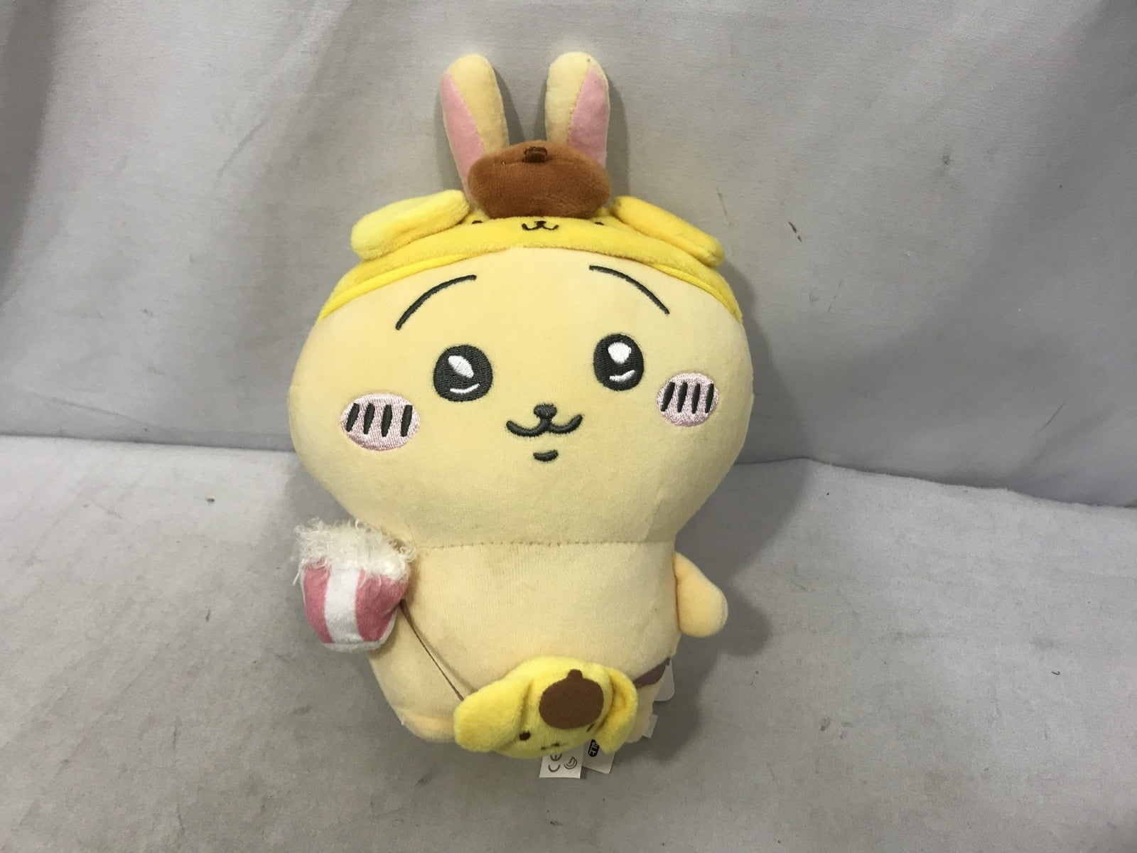 ちいかわ サンリオ うさぎ×ポムポムプリン ぬいぐるみ フィギュア/グッズ