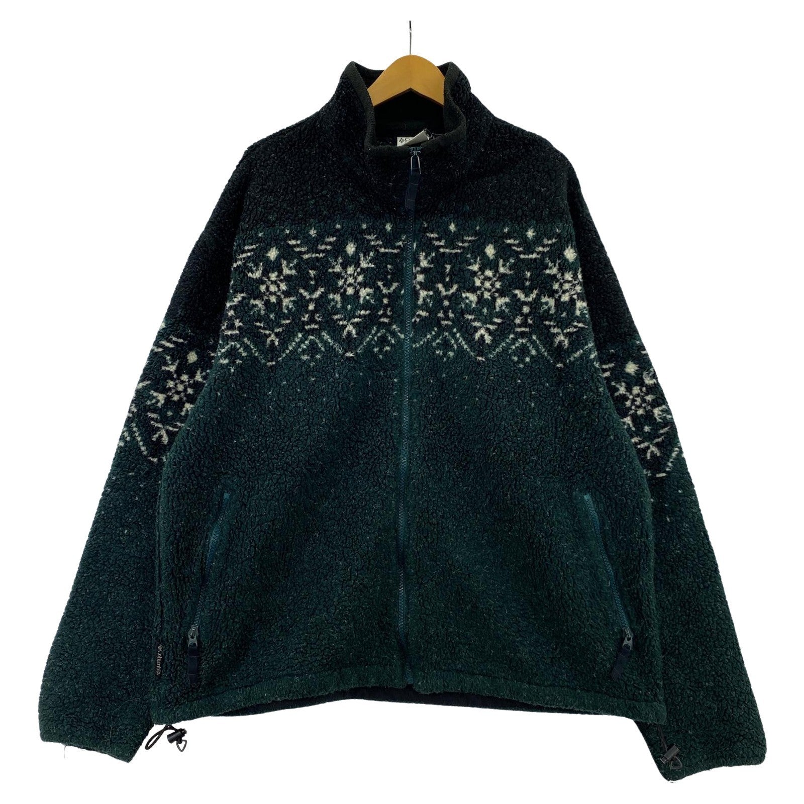 ジャケット USA製 フリース (XL) グリーン