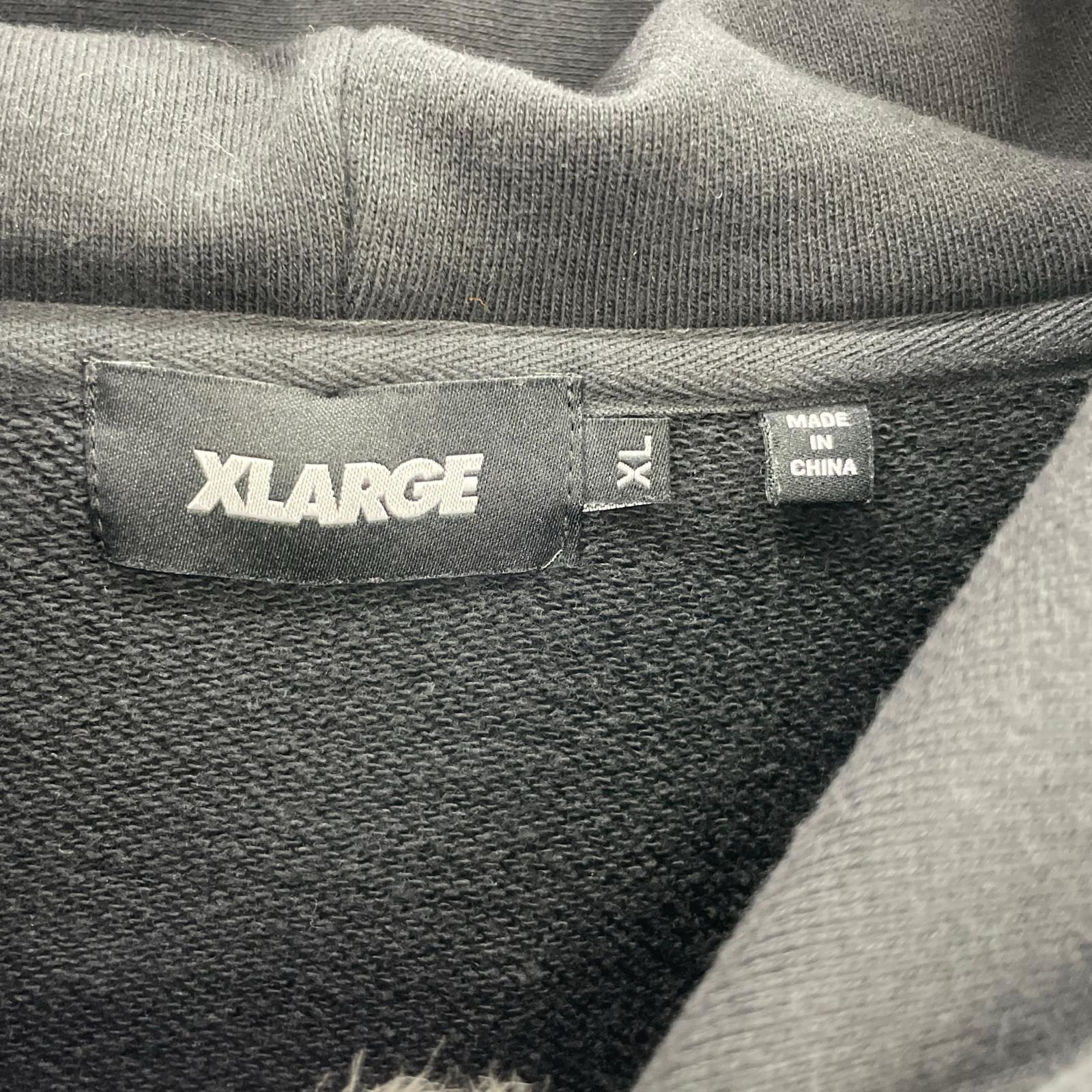 パーカー XLARGE イニシャルD パーカー 頭文字D BLK ブラック