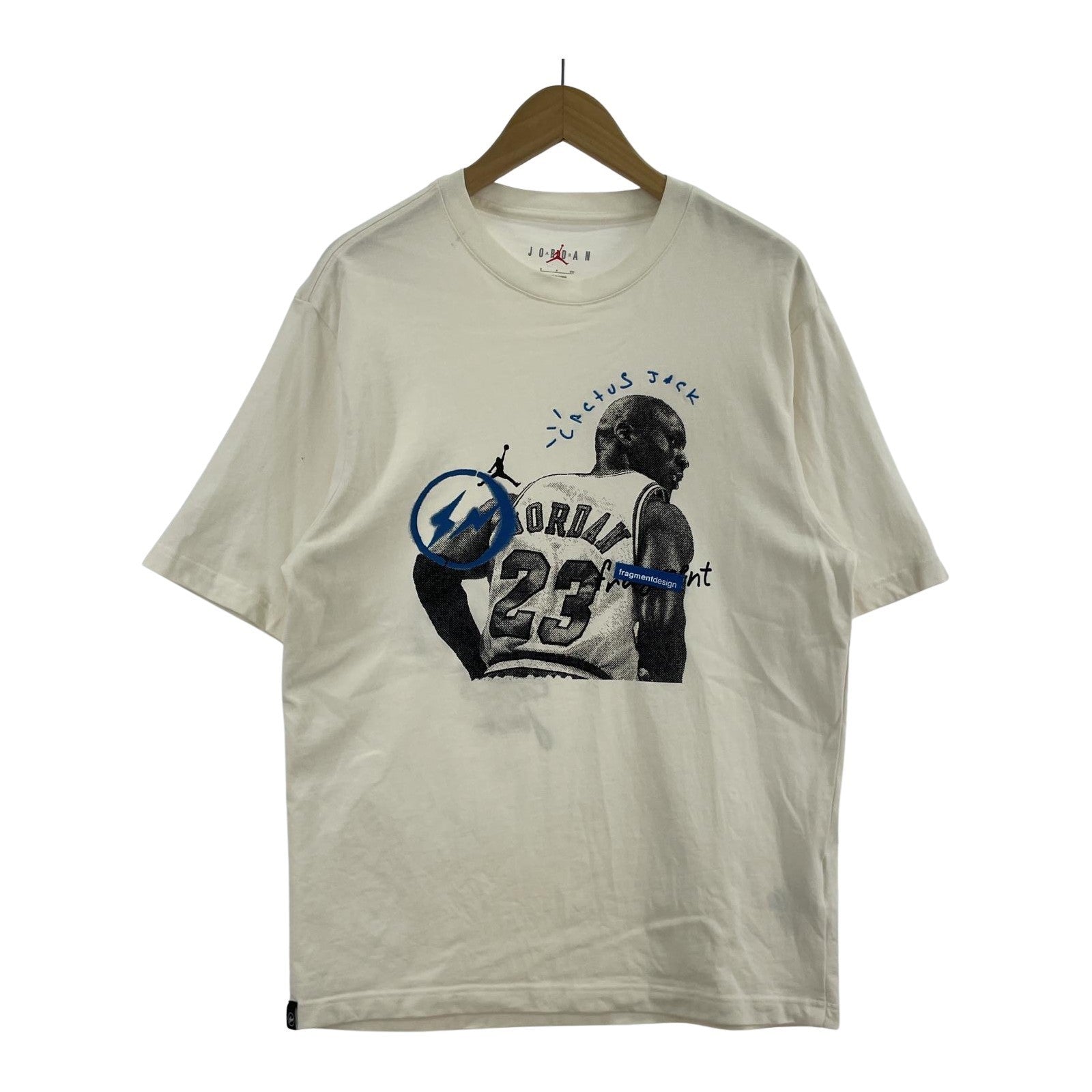 半袖Tシャツ FRAGMENTS TRAVIS SCOTT TEE S 白 S ホワイト