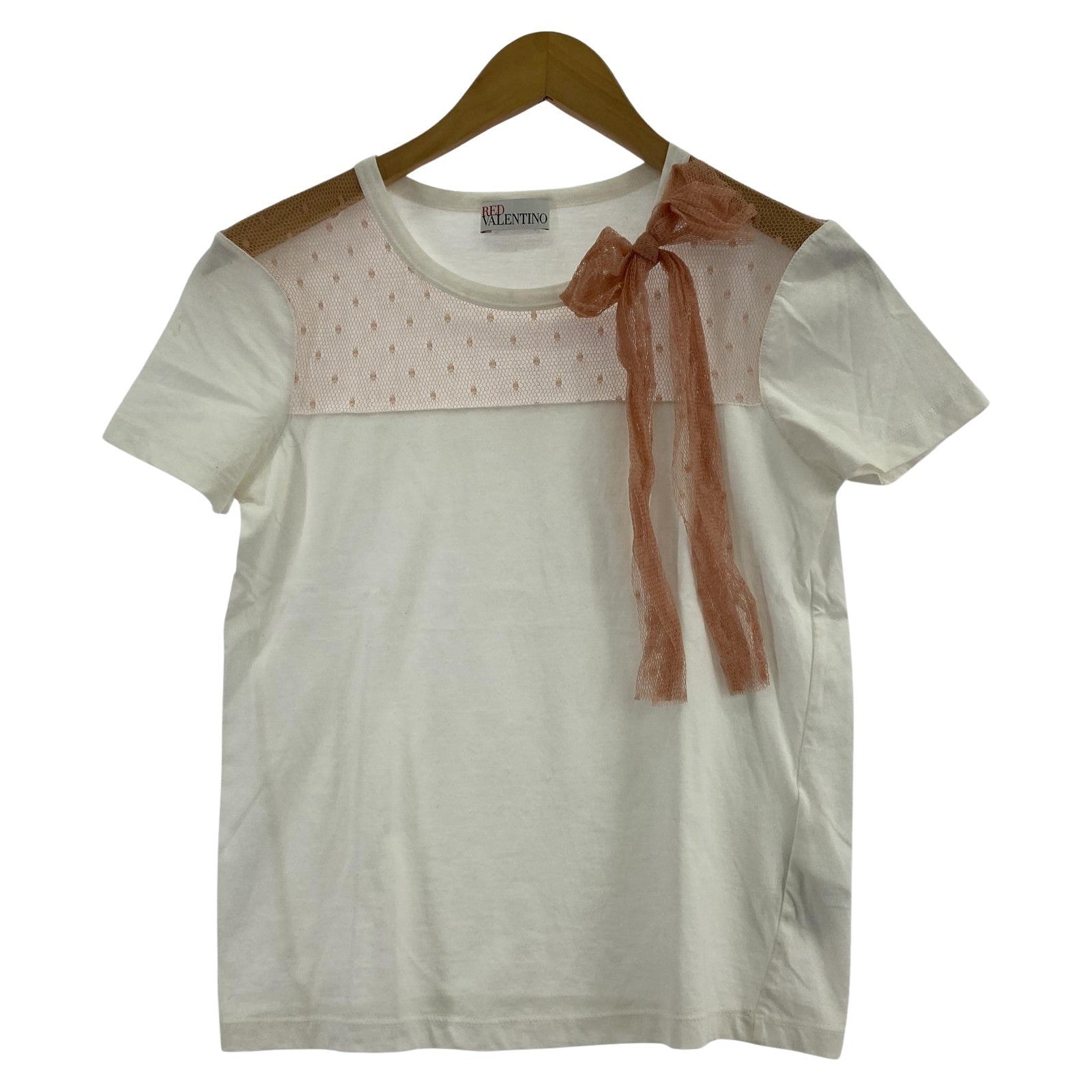 半袖Tシャツ サイズXS ホワイト×ピンク KR3MG02X261 ホワイト