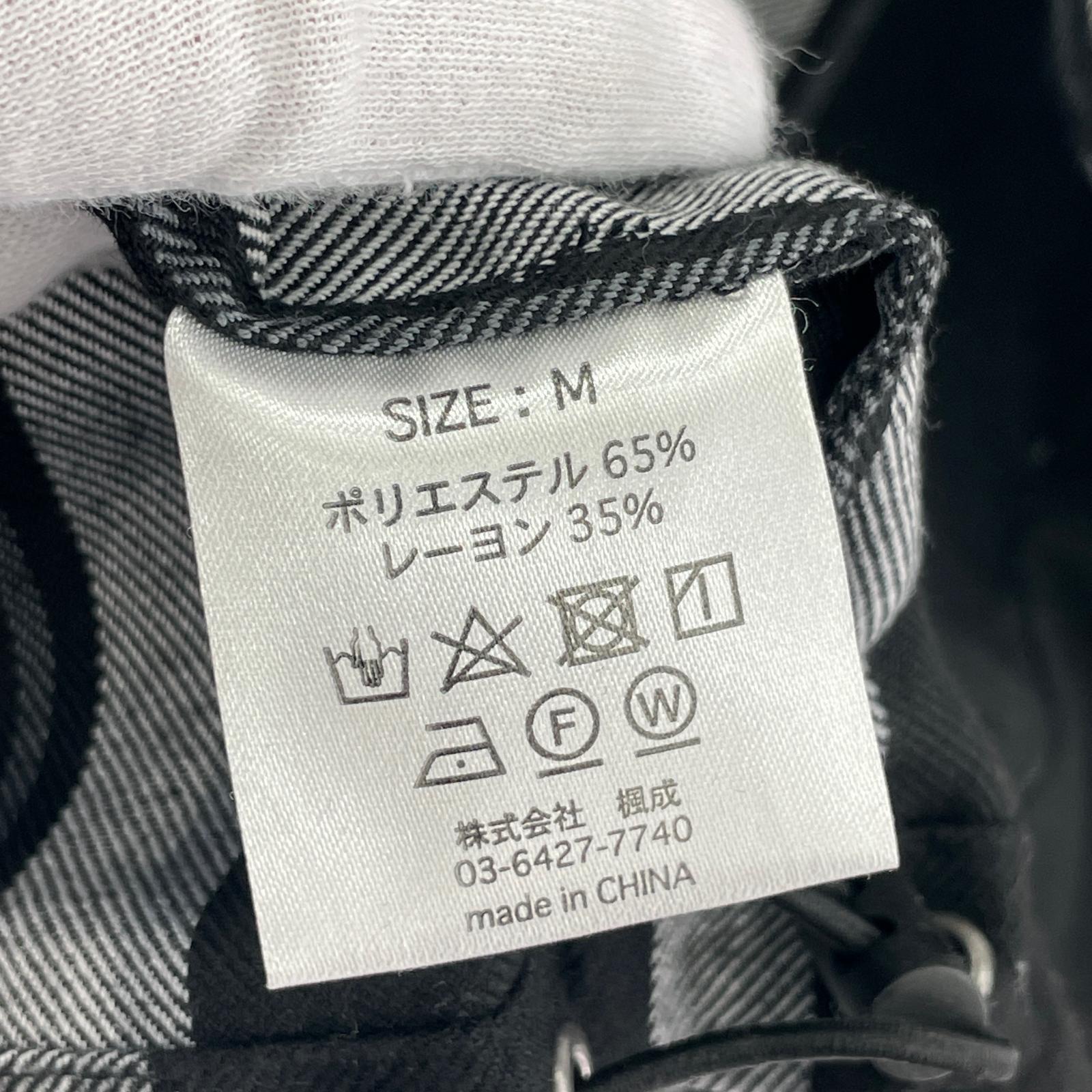 ジャケット ストライプ(M) 黒系 M ブラック