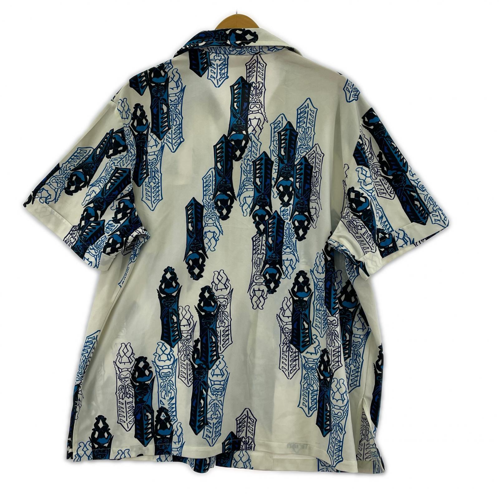 半袖シャツ LIBERTY HOUSE アロハシャツ ベージュ