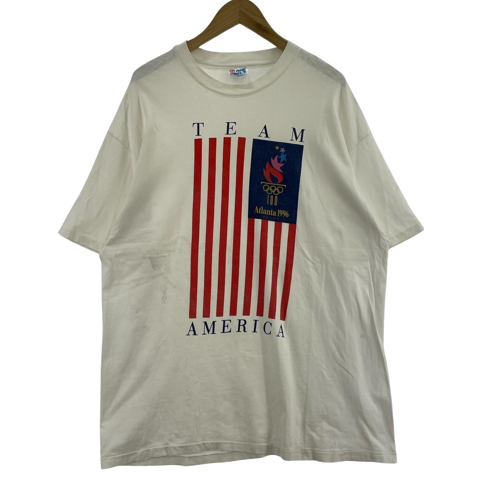 半袖Tシャツ 96年 ATLANTAオリンピック USA TEAM(XL) ホワイト