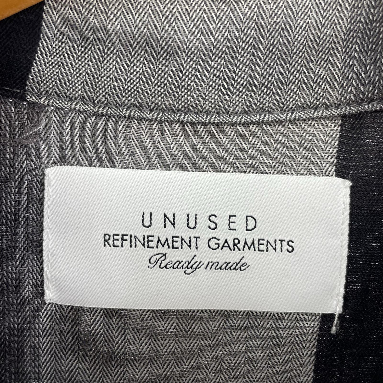 長袖シャツ UNUSED×SUGARHILL オンブレチェックシャツ US2150 (4) 4 ブラック