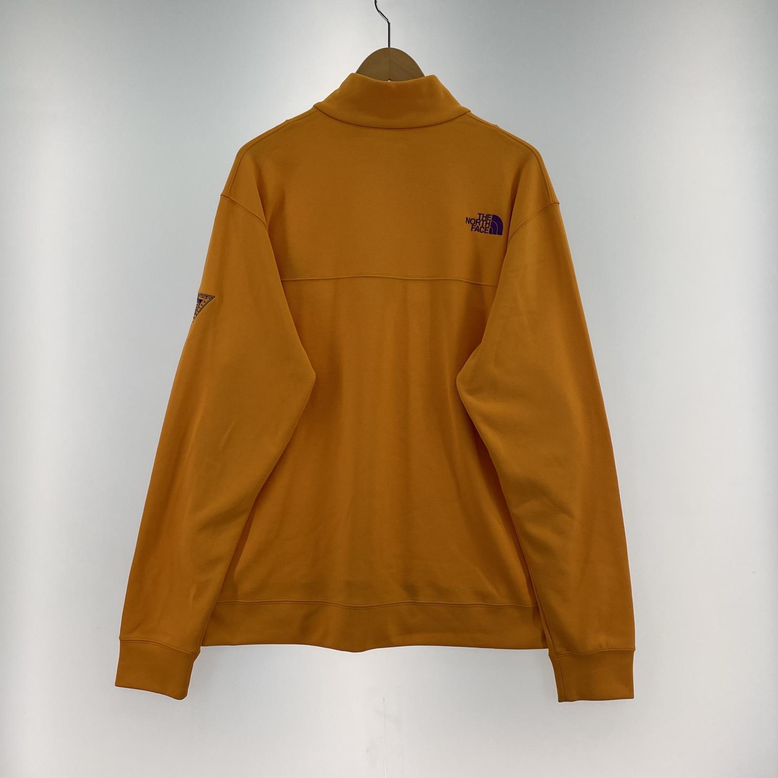 長袖Tシャツ ハーフジップ オレンジ (XXL)