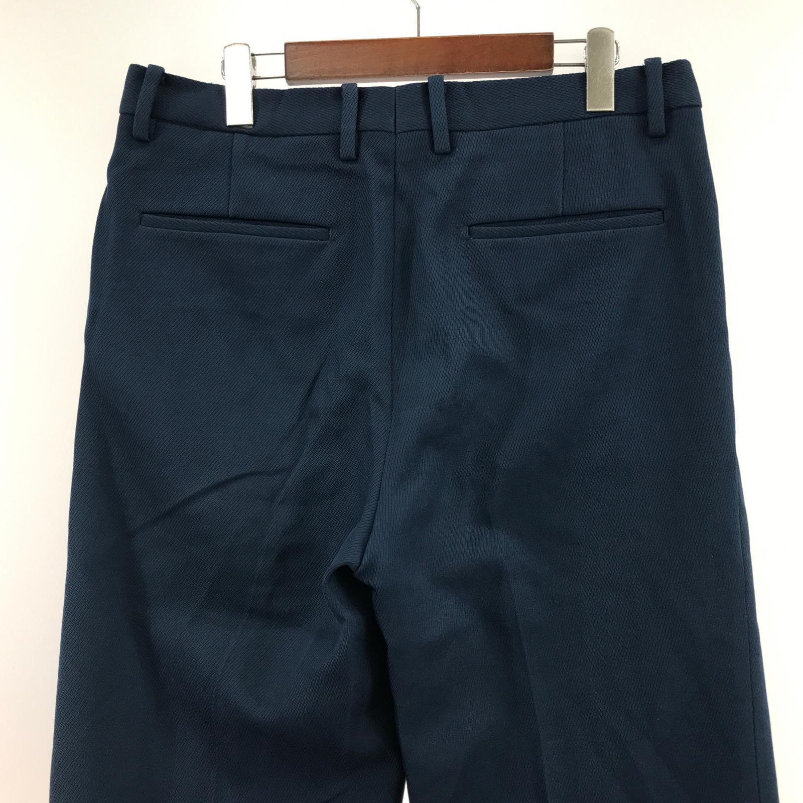 パンツ スラックス ブルー W33 3 ブルー
