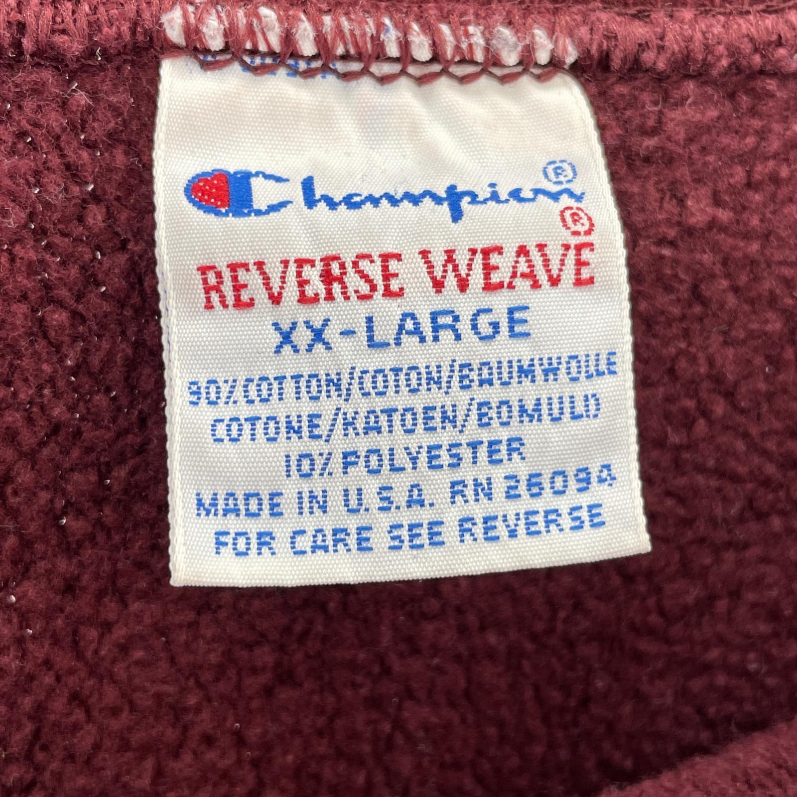 スウェット 90s 後期 reverse weave XXL