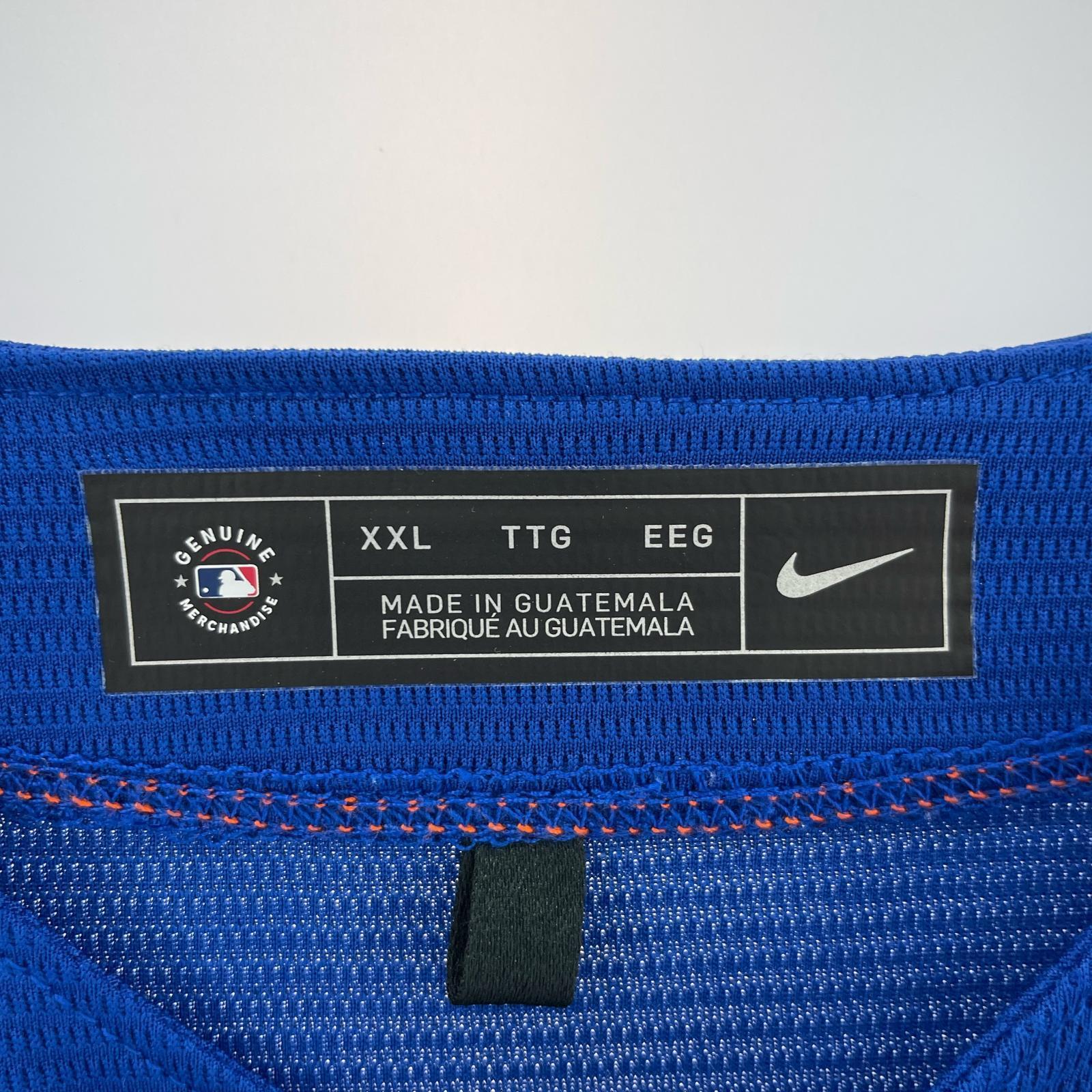 半袖シャツ MLB Mets ベースボールシャツ ブルー XXL ブルー