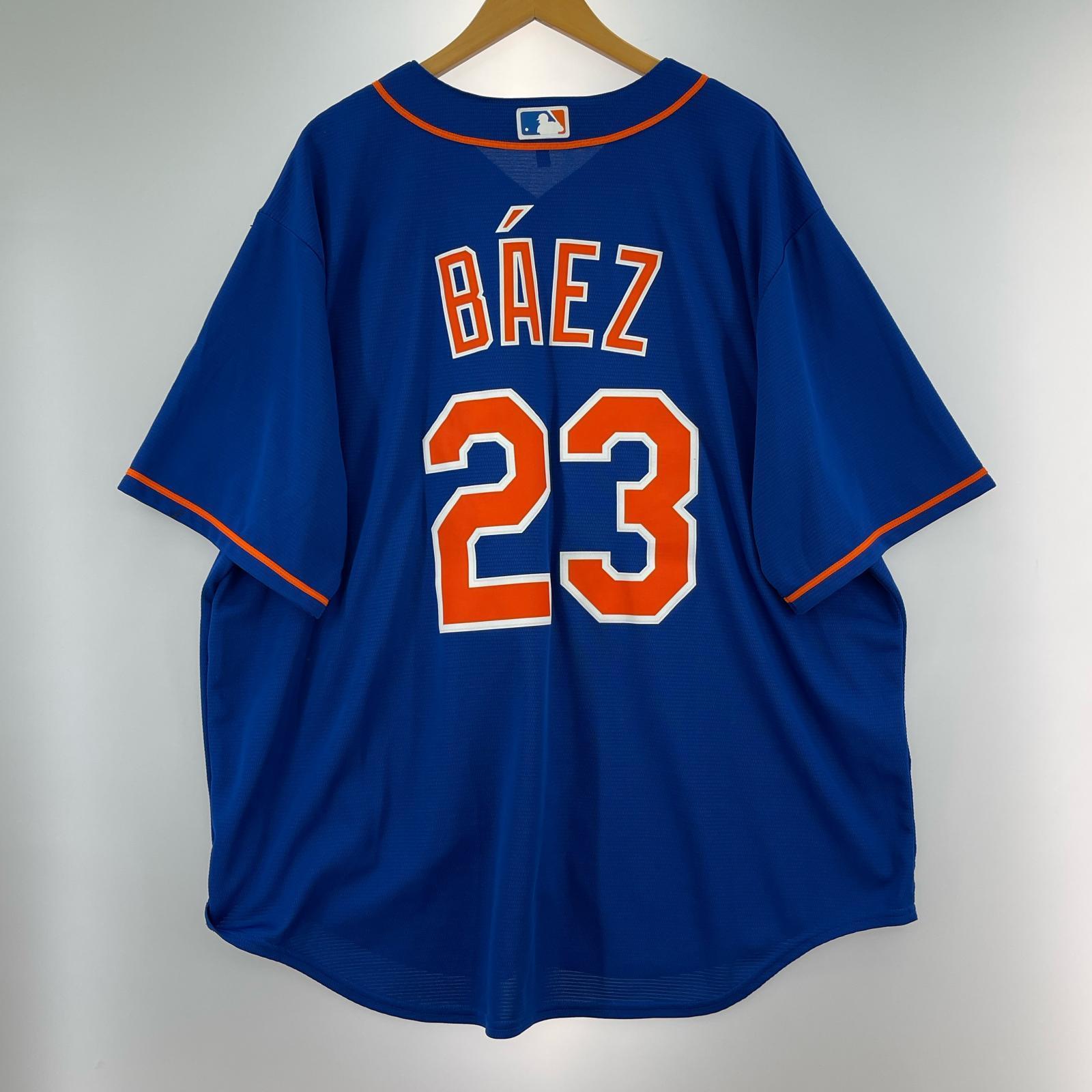半袖シャツ MLB Mets ベースボールシャツ ブルー XXL ブルー