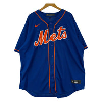 半袖シャツ MLB Mets ベースボールシャツ ブルー XXL ブルー