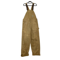 オーバーオール Carhartt ダブルニー ダックオーバーオール キャメル