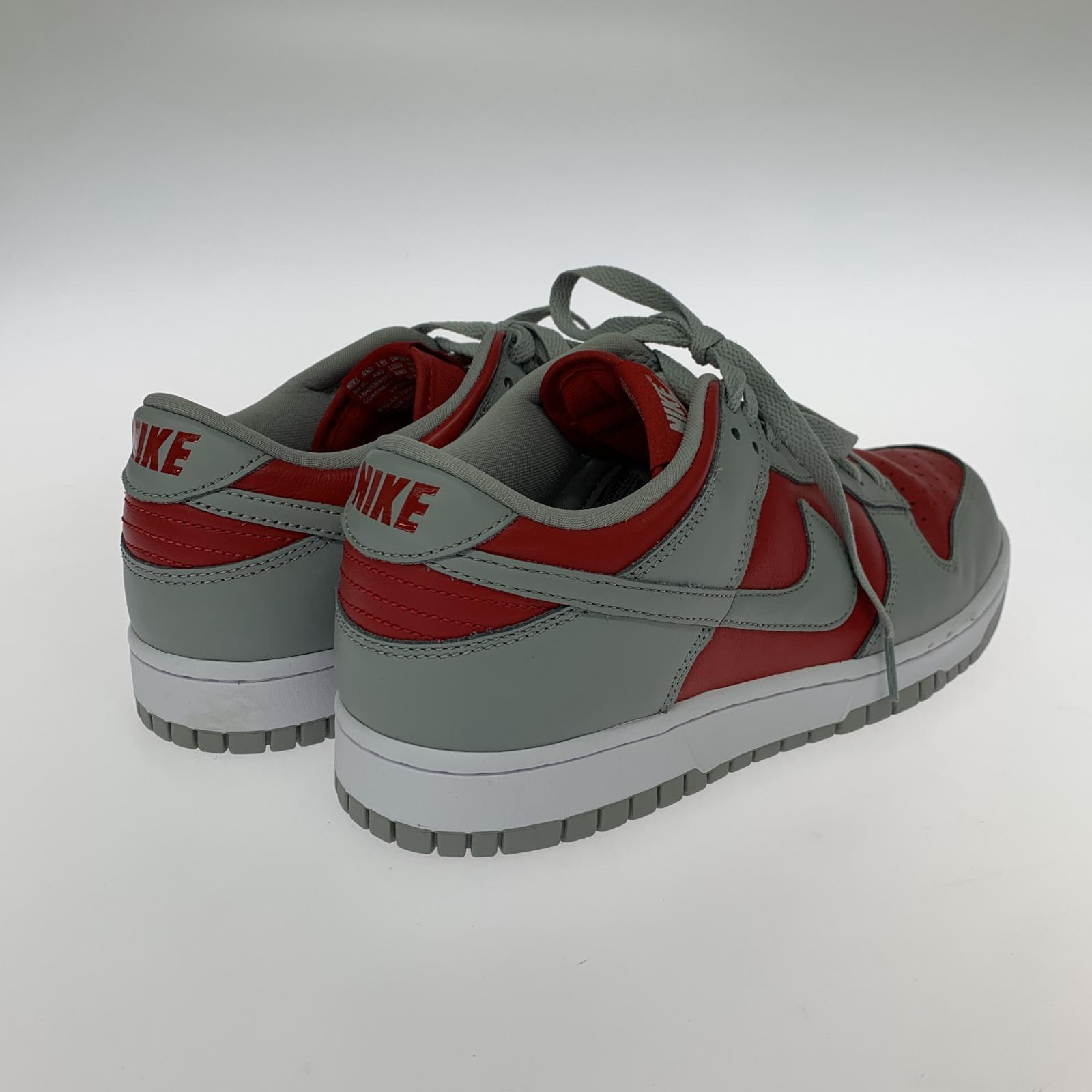 スニーカー NIKE Dunk Low Varsity Red and Silver FQ6969-600 (27.5) 27.5cm (US9 1/2 UK9 EU45)