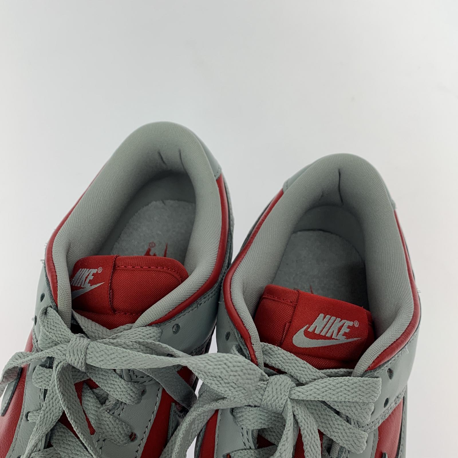 スニーカー NIKE Dunk Low Varsity Red and Silver FQ6969-600 (27.5) 27.5cm (US9 1/2 UK9 EU45)