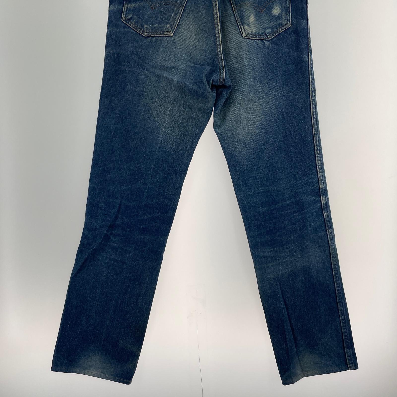 デニムパンツ 80s Levis 557-0202 for cowboys 30 ネイビー