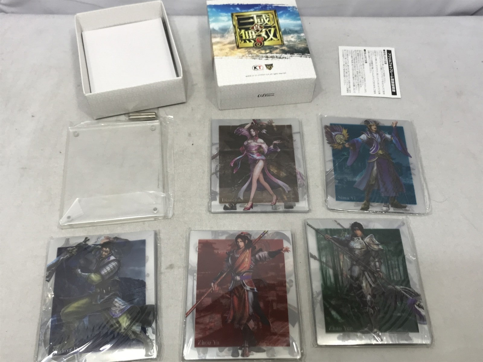 真 三國無双8 empires 20周年記念 クリアカード フィギュア/グッズ